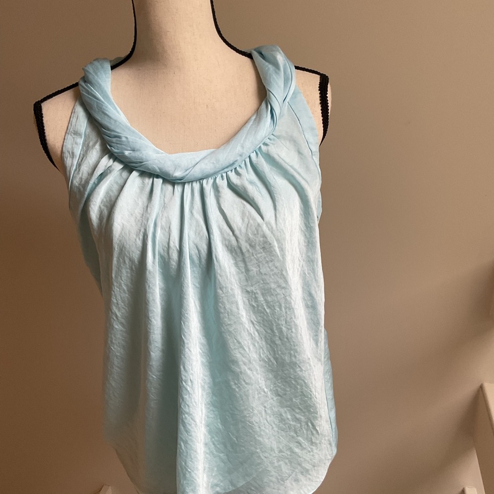 Elegant Light Blue Women's Top
